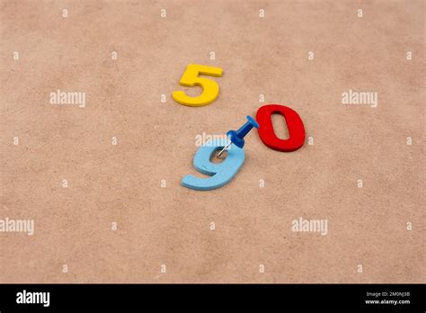 Colorful numbers on a background Stock Photo - Alamy