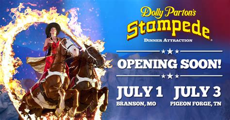 Dolly Parton's Stampede Announces Reopening Dates