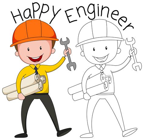 Doodle graphic of engineer 519072 Vector Art at Vecteezy