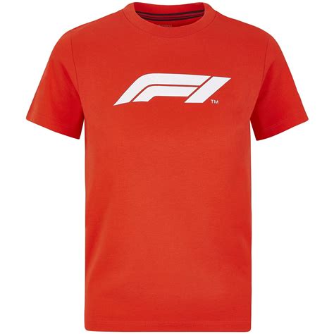 Formula 1 Tech Collection F1 Kids Logo T-Shirt Black/White/Red - Walmart.com - Walmart.com