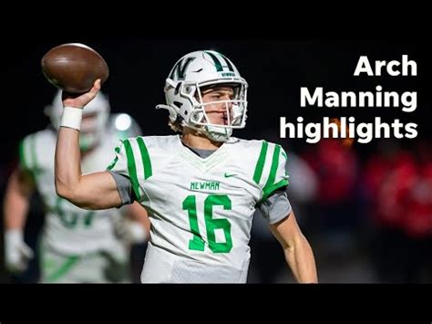 Arch Manning highlights: Texas football QB commit makes plays in high ...