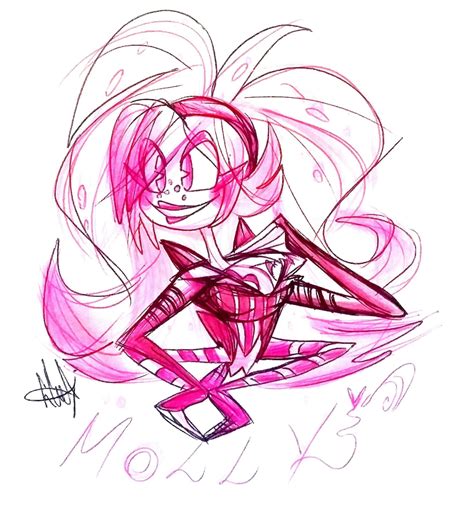 Molly (fan art)~°🎀° | Hazbin Hotel (official) Amino