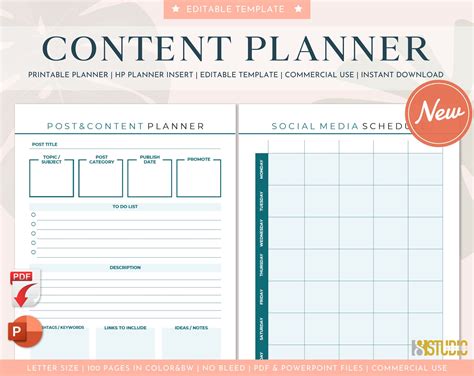 Blog Content Planner Template