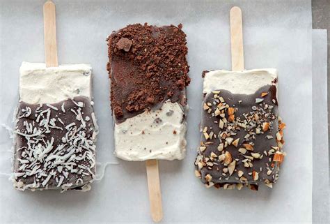 Homemade Ice Cream Bars Recipe | Leite's Culinaria