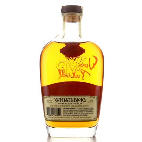 Whistlepig 10 Year Old Straight Rye / Signed by Dave Pickerell | Whisky Auctioneer