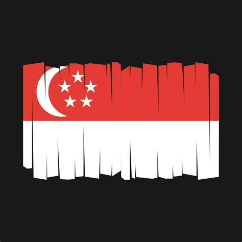 Singapore Flag Vector 21929035 Vector Art at Vecteezy