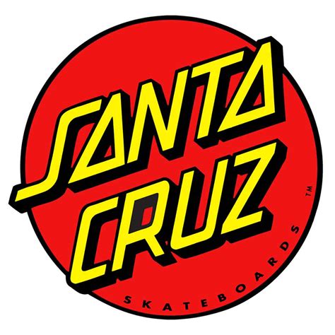 Santa Cruz Classic Dot Sticker - 6" | SoCal Skateshop