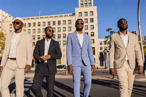 "Black Men In Suits Walking On The Street" by Stocksy Contributor ...