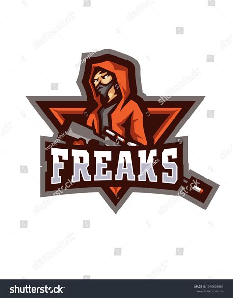 Vektor Stok Freaks E Sports Logo (Tanpa Royalti) 1310605961 | Shutterstock