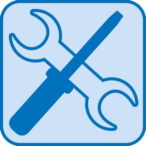 Engineering tools, illustration, vector, on a white background ...