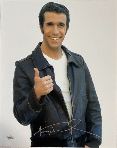 Happy Days Autographed Signed Henry Winkler 16X20 Photo The Fonz Fanatics Hologram