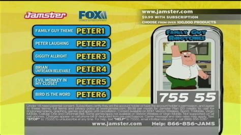 Jamster TV Commercial for Family Guy Ringtones - iSpot.tv