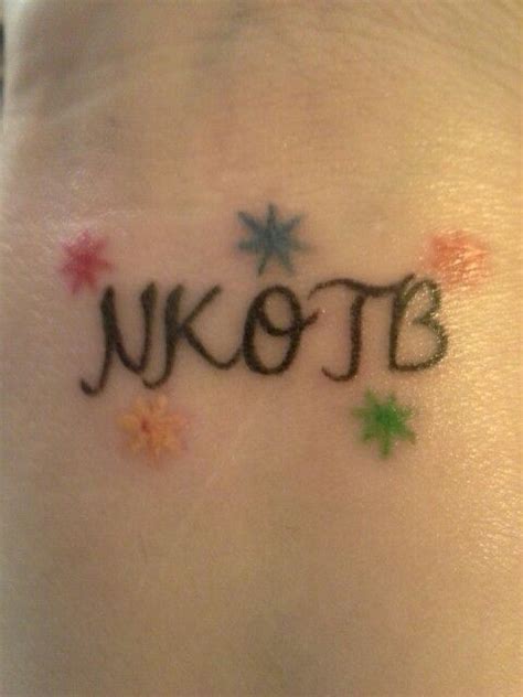 New Kids on the Block! | Tattoo stencils, New kids on the block, Nkotb