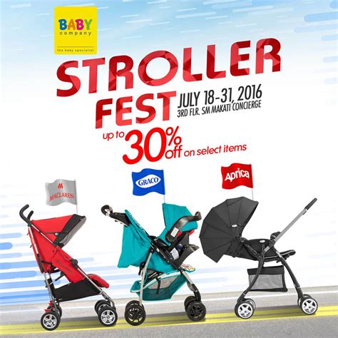 Manila Shopper: Baby Stroller Fest at SM Makati: July 2016