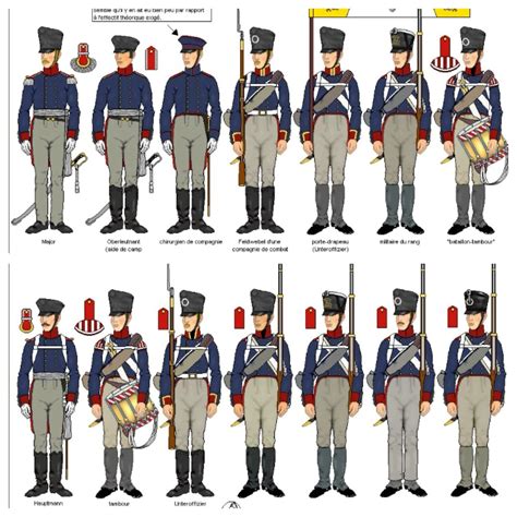 1st Battalion, 7th (2nd West Prussian) Line Infantry | Napoleonic wars, French army, Uniform