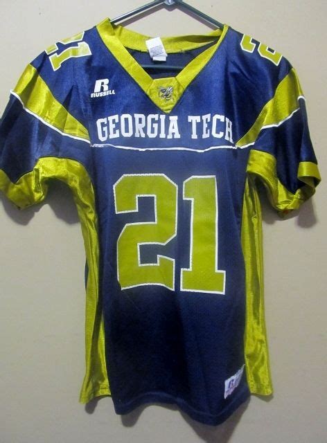 Calvin Johnson , Georgia Tech Yellow #21 Football jersey , youth Medium ...