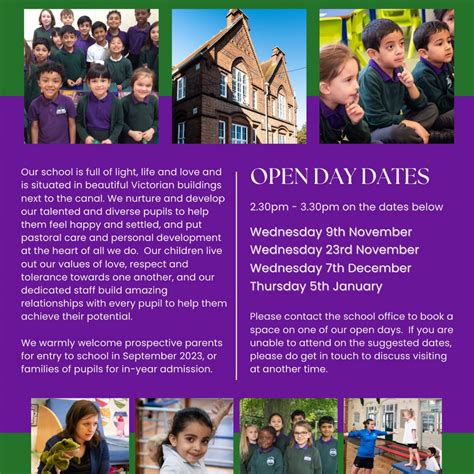 New Town Primary School - New Town Open Days - Dates for your Diary