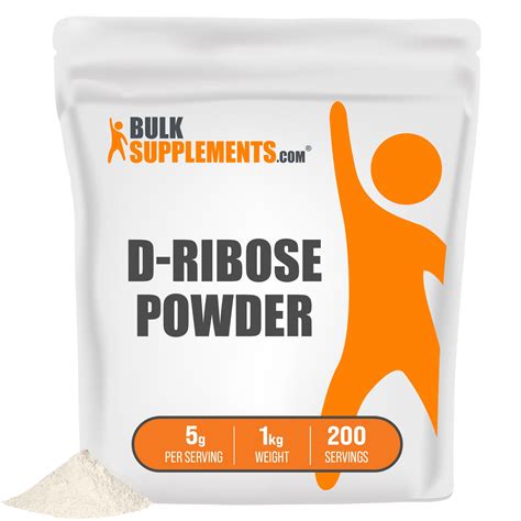 BulkSupplements.com D-Ribose Powder, 5g (5000mg) - Energy Supplement (1 Kilogram) - Walmart.com