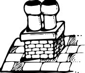 chimney clip art black and white - Clip Art Library