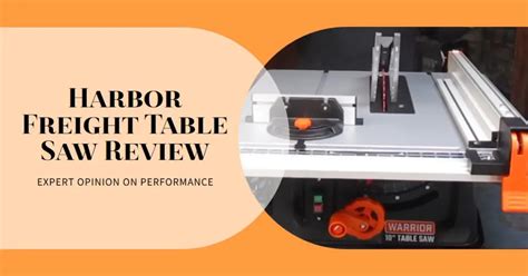 Harbor Freight Table Saw Review: How Does This Budget Table Saw Perform?