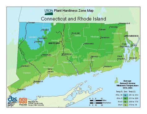 Plant Hardiness Zones in Rhode Island | Plant hardiness zone map, Plant ...