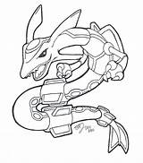 Rayquaza Vmax Coloring Page Pages sketch template