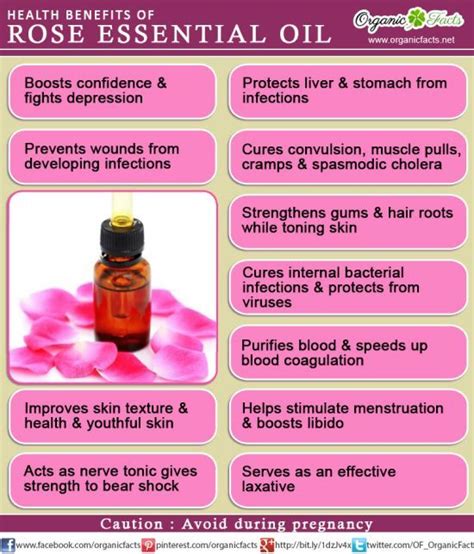 Health Benefits of Rose Essential Oil | Organic Facts : The health ...