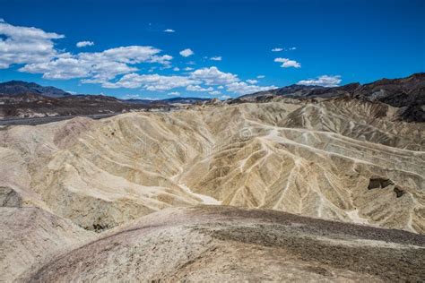 Zabriskie Point Panorama - Death Valley Stock Image - Image of ...