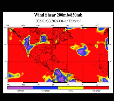 850 - 200 mb Wind Shear | Worldwinds, Inc.