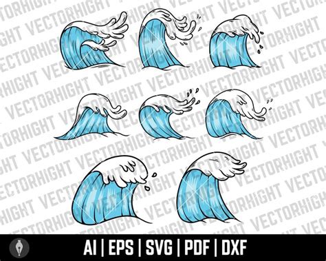 This item is unavailable | Etsy in 2021 | Wave clipart, Sea waves, Clip art