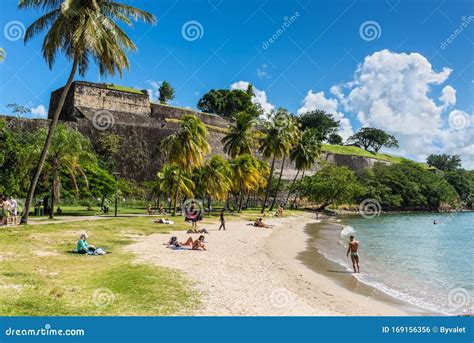 La Francaise Beach Plage De La Francaise in Fort-de-France, Martinique Editorial Photo - Image ...