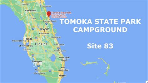 Tomoka State Park Campground Site 83 - YouTube