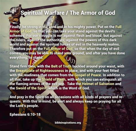 scripture on the whole armour of god | Put on the Full Armor of God – Bible Inspirations | Armor ...