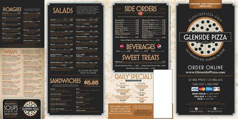 Our Menu - Glenside Pizza