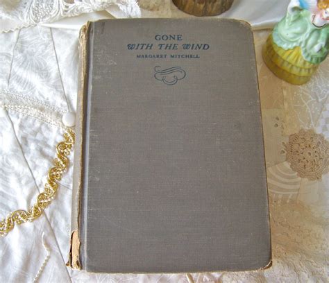 Antique Book Gone With The Wind 1936 First by cynthiasattic