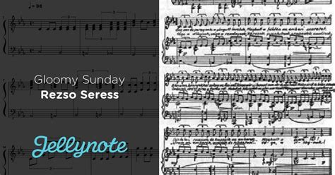 Gloomy Sunday - Rezso Seress - free sheet music for grand piano. Learn ...