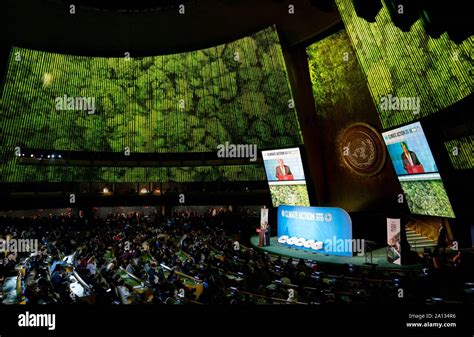 New York, USA. 23rd Sep, 2019. Antonio Guterres, UN Secretary-General ...