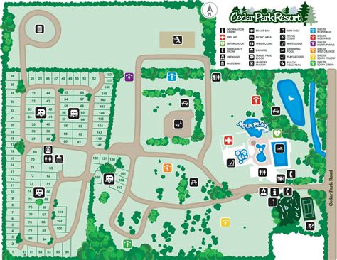 Park Map - Cedar Park Resort