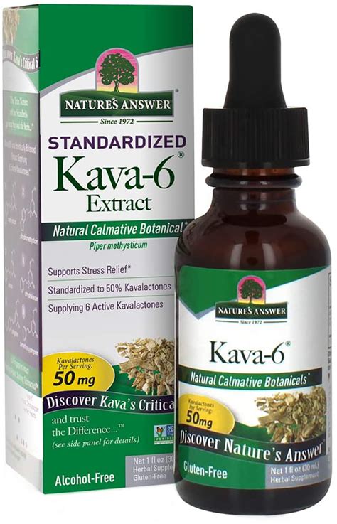 Kava-6 Standardized Extract Liquid Alcohol Free, 1 fl oz (30 mL ...