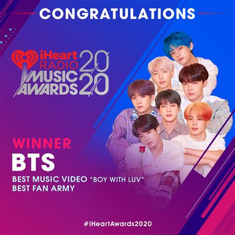 BTS Reacts To Being Nominated For The 2021 iHeartRadio Music Awards ...