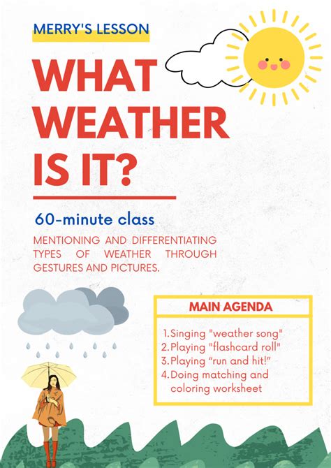 WEATHER LESSON PLAN Lesson Plans - ELL'S CLASS