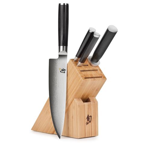 Shun Classic Slimline Knife Block Set - 5 Piece – Cutlery and More