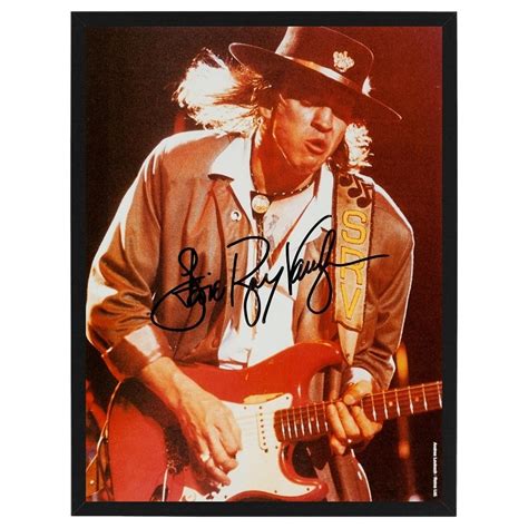 Stevie Ray Vaughan Signed / Autographed FRAMED Promo Photo | Etsy