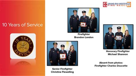 2021 Fire Service Awards - Grand Bay-Westfield