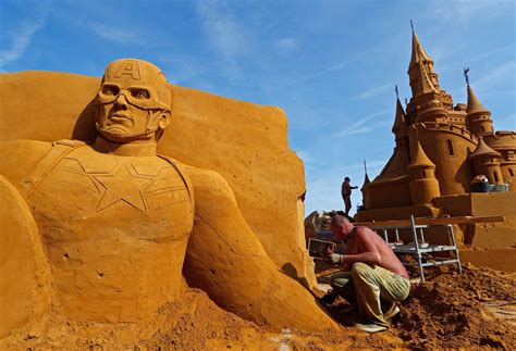 Sand Sculpture Festival "Disney Sand Magic" kicks off in Belgium ...