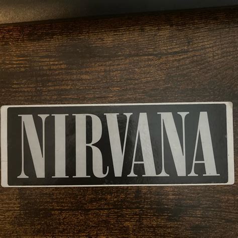 Nirvana promotional sticker. - Depop