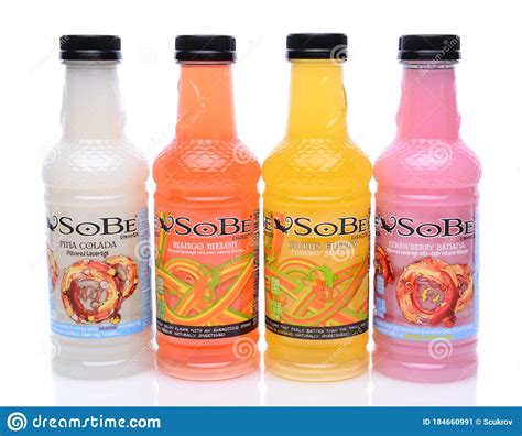 SoBe Flavored Drinks editorial photo. Image of colada - 184660991