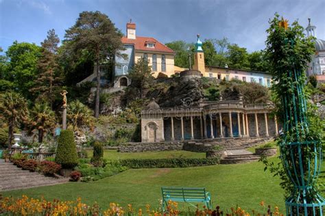 Portmeirion Village stock photo. Image of ellis, coastline - 15107276