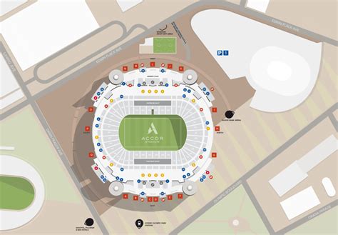 Stadium Map - Accor Stadium