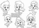 Bubble Guppies Gil Coloring Page Pages sketch template